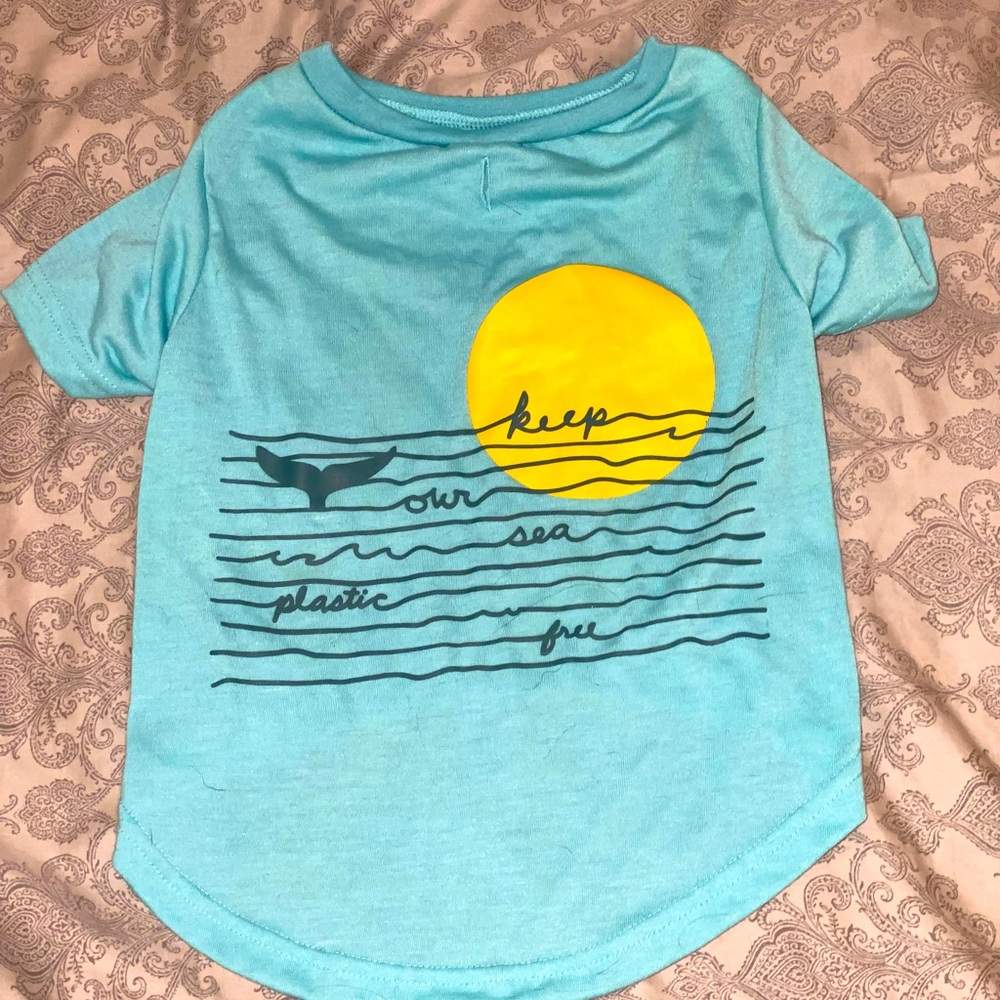 Dog T-Shirt blue
